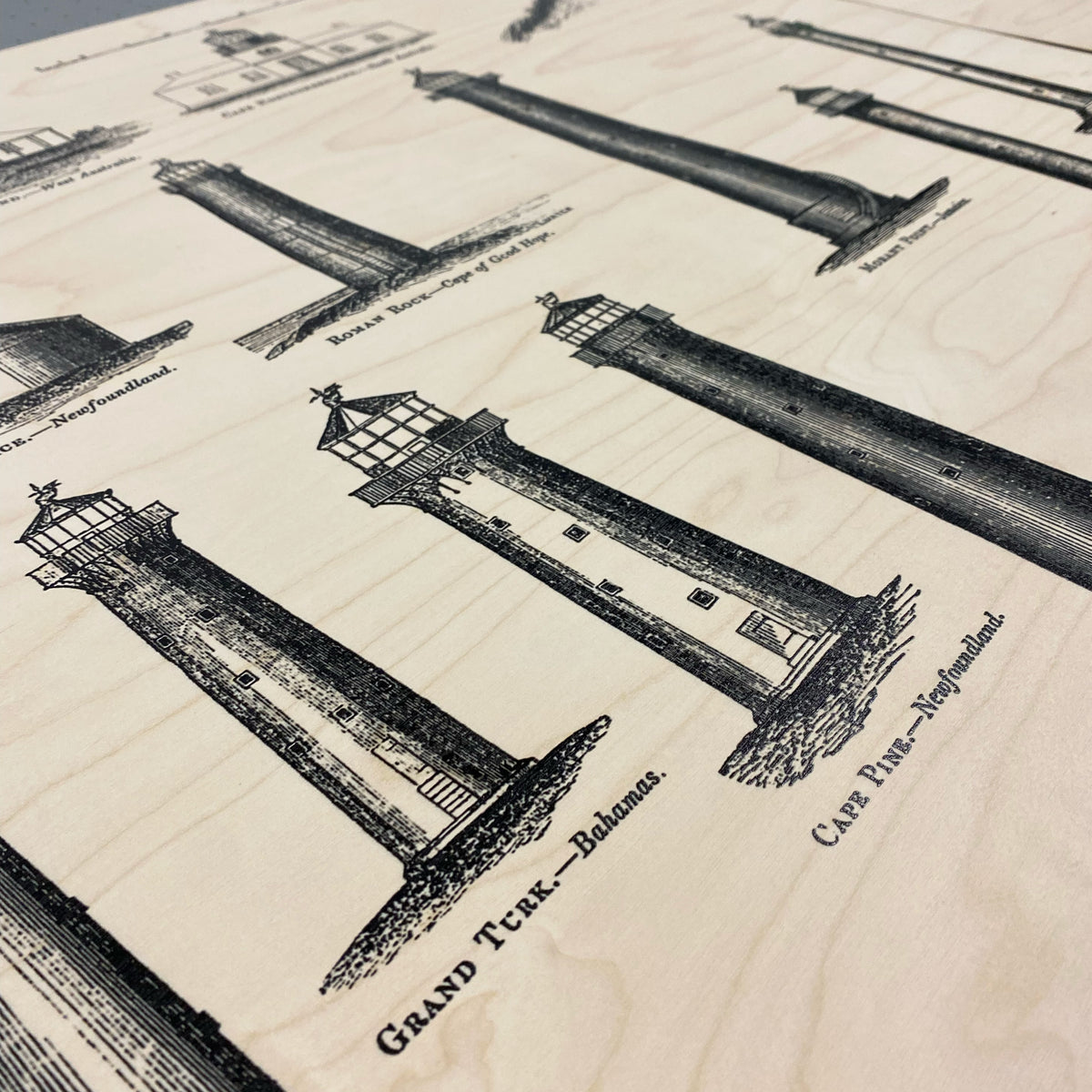 Vintage Lighthouses – Plywoodprint