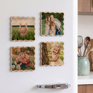 Wavy Square Fridge Magnet